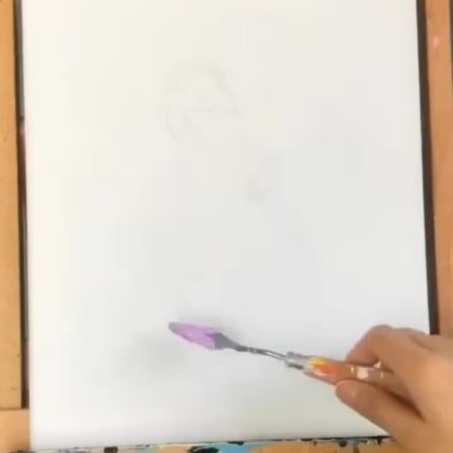 фиолетовый рисунок Гиф - Гифис