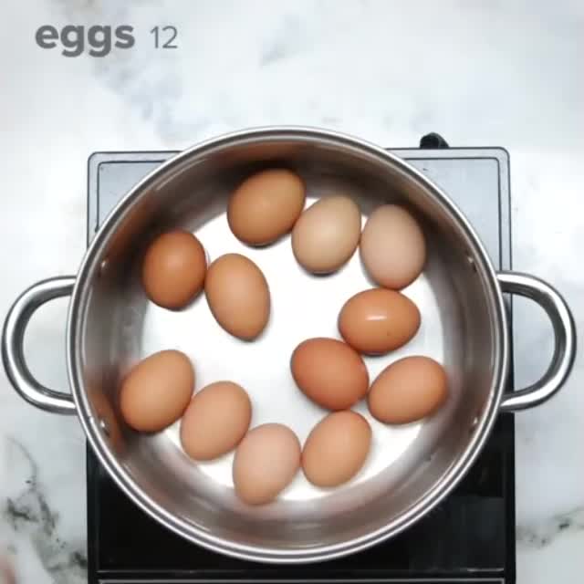 закуска из варенных яиц Гиф - Гифис