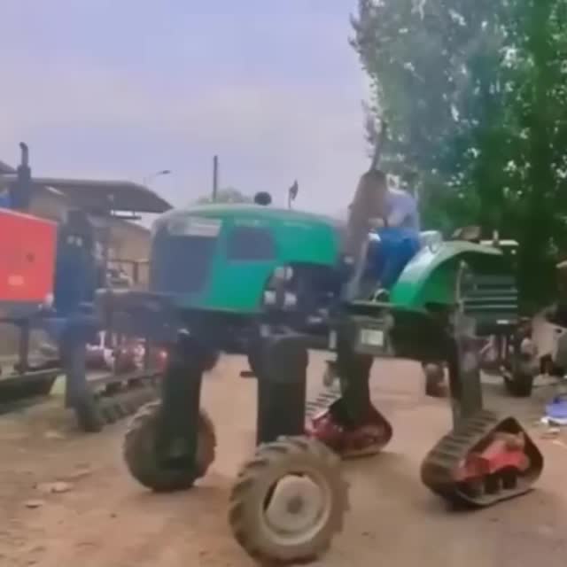 тюнинг трактора по азиатски Гиф - Гифис