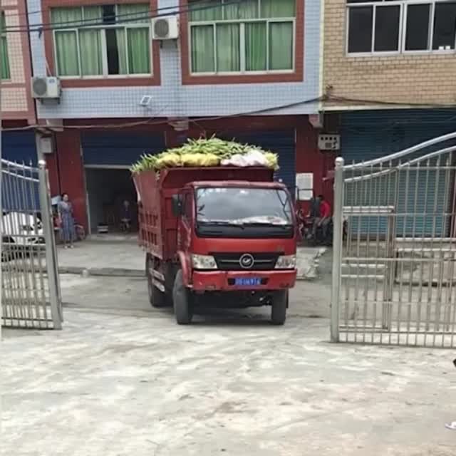 азиатский грузовик Гиф - Гифис