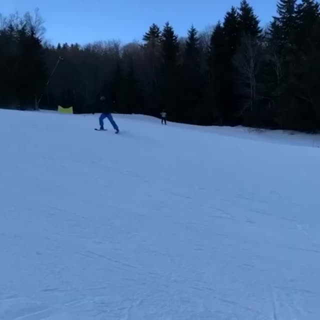 лыжник с понтами Гиф - Гифис