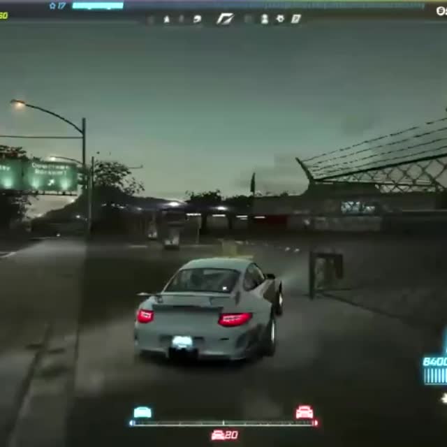 полицейская погоня в need for speed world Гиф - Гифис