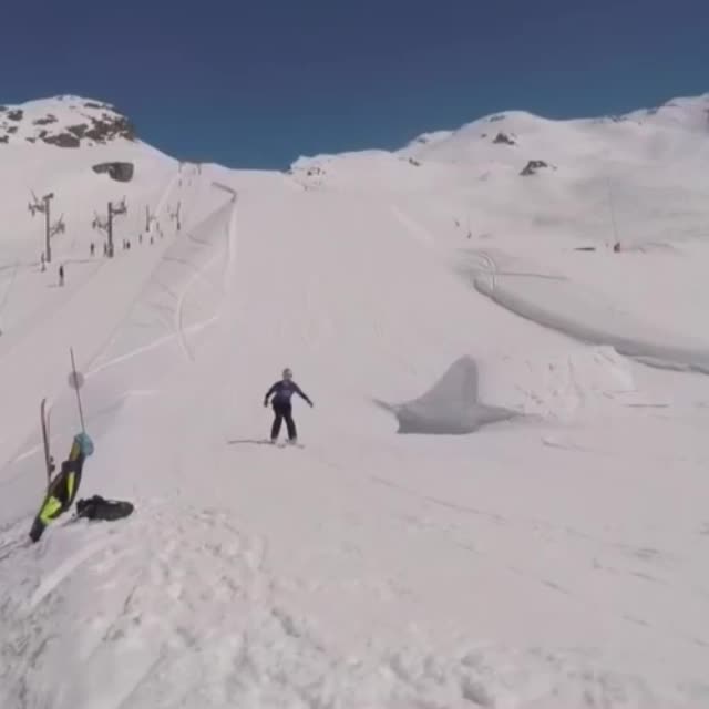 сальто на лыжах Гиф - Гифис