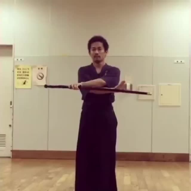 японский самурай Гиф - Гифис